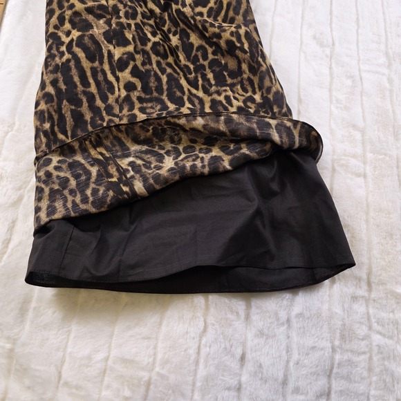 Ralph Lauren Purple Label Daria Ocelot Print Linen Voile Pants Womens 2 $1990 - Picture 10 of 11